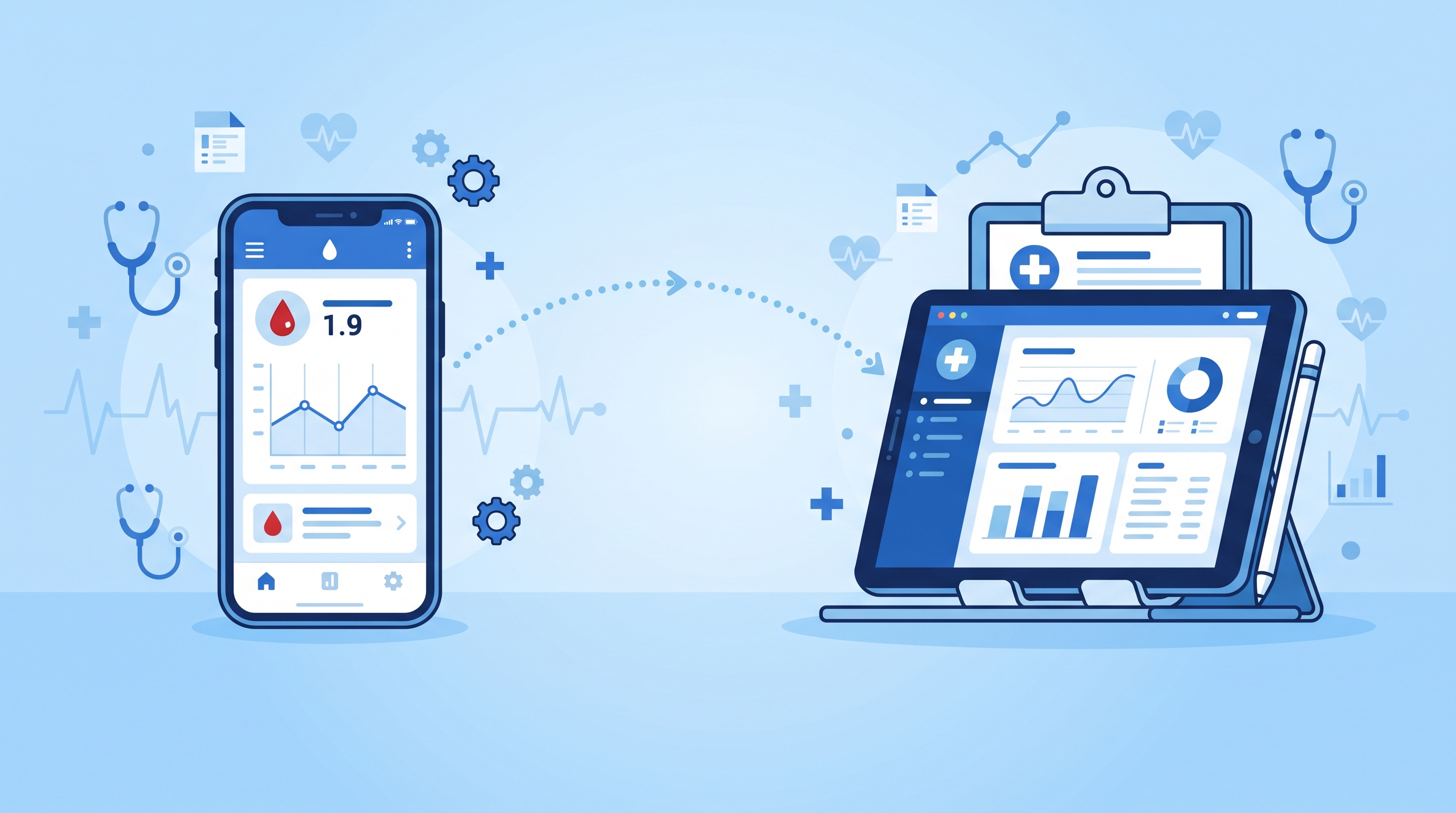 How to Share Your Glucose Data With Your Doctor or Family in Real Time